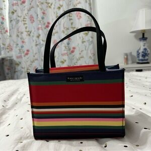 Kate Spade Multicolor Striped Tote Bag